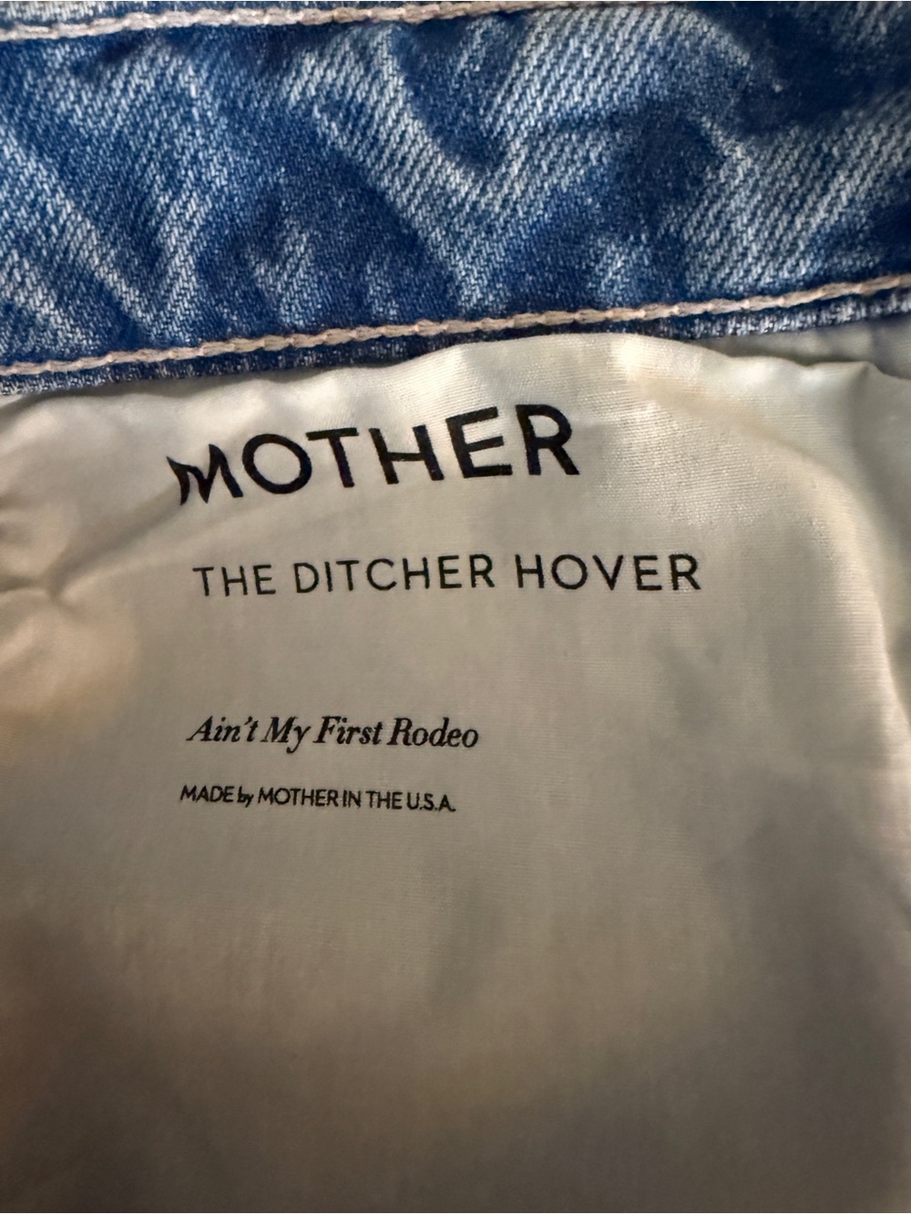 Mother Superior “The Ditcher” 100% cotton denim - Picture 9 of 10